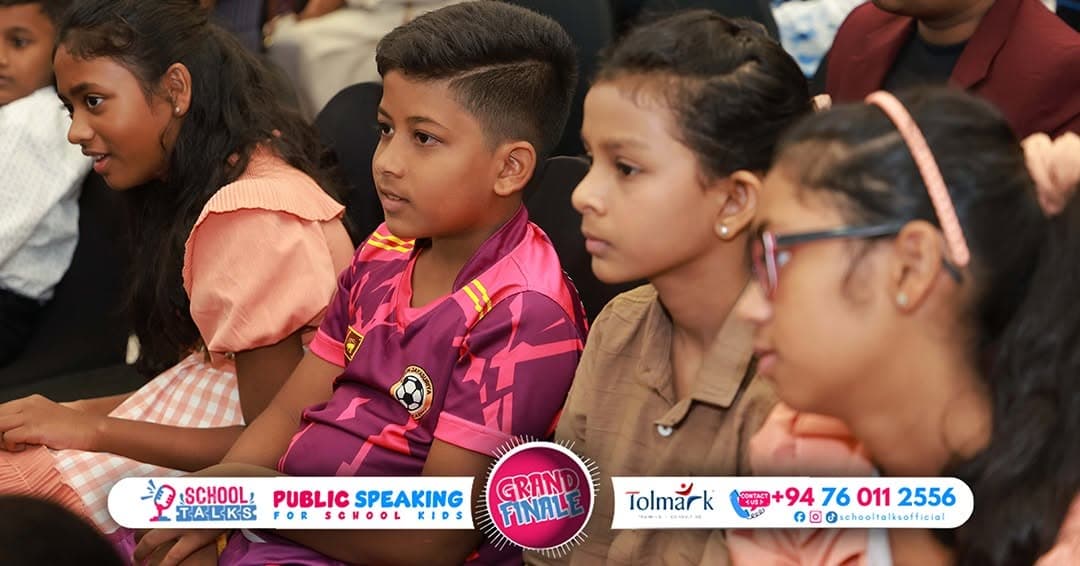 SchoolTalks students on stage